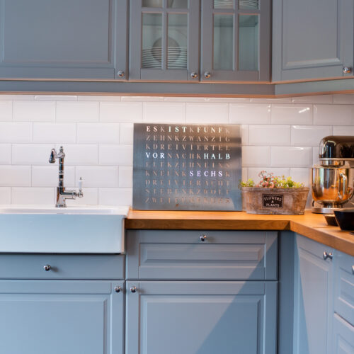 Wordclock Jupiter Stainless Steel