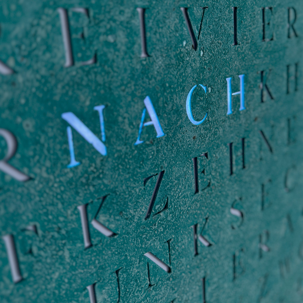 Wordclock Jupiter Verdigris