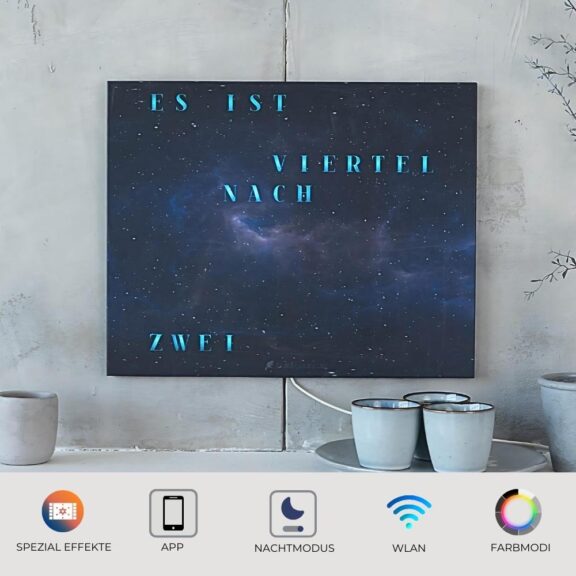 Wordclock Jupiter Beyond Space