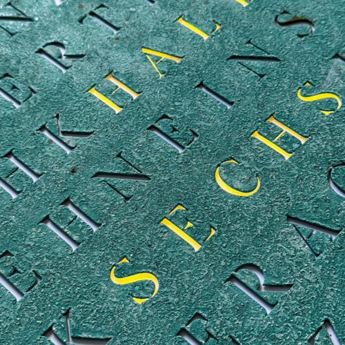 Wordclock Jupiter Verdigris