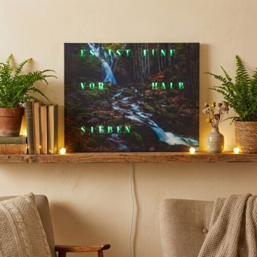 Wordclock Jupiter Dark Forest