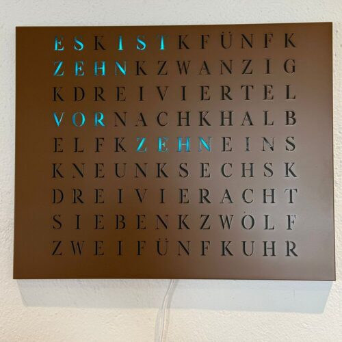 Wordclock Jupiter Individual